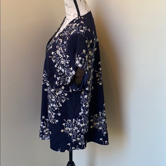 Croft & Barrow Floral Print Blouse - Picture 3 of 7